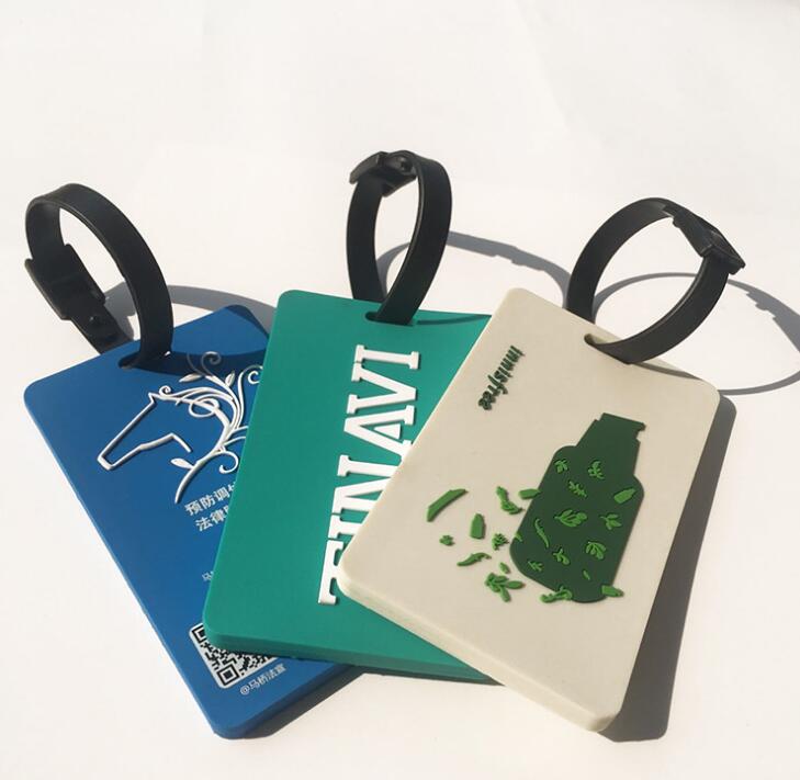 Creative Aircraft Silicone Luggage Tags Travel Rubber Luggage Tag