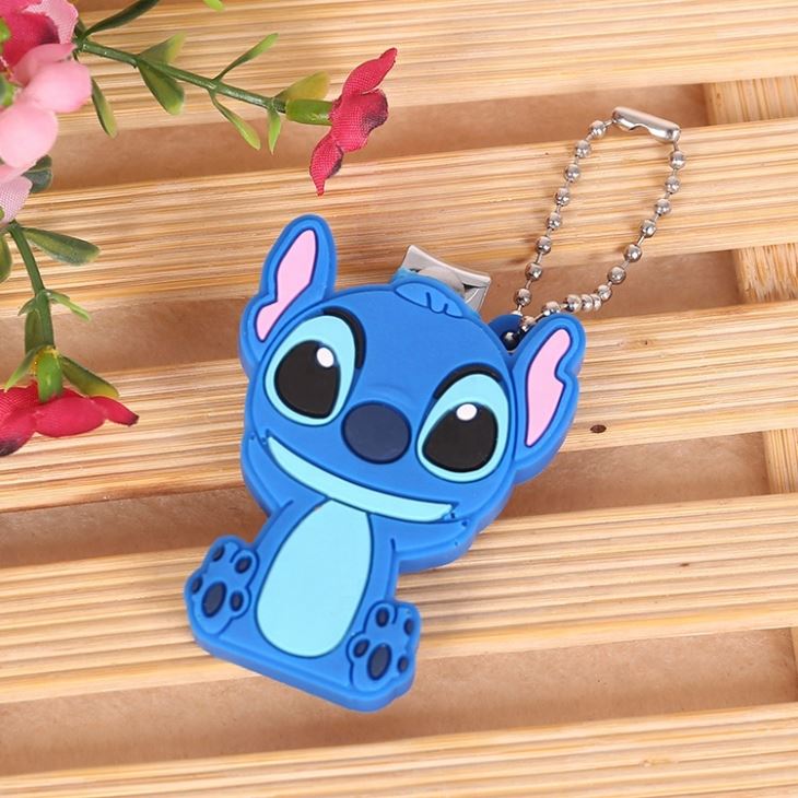 Promotional Gifts Cartoon 3D Soft PVC Nail Clipper For Wholesale