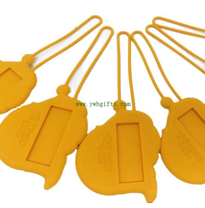 Luggage Silicone Cartoon Tag 3D PVC Prevent Luggage Pendant Missing