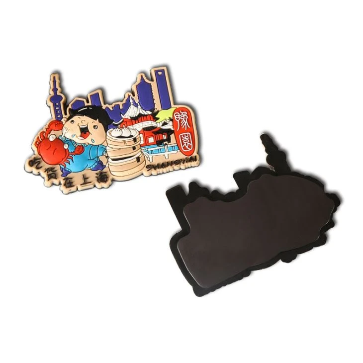 Souvenir Travel Cities 3D Rubber Soft PVC Refrigerator Fridge Magnet