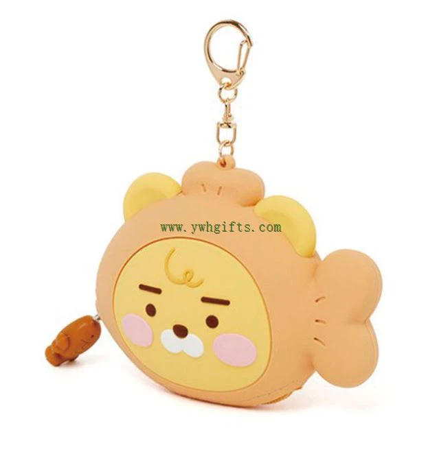 Cute Portable 3D Silicone Coin Purse Key Case