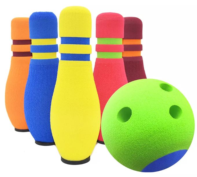 Kids Toy NBR Rubber Foam Bowling Set Eva Anti Stress Balls